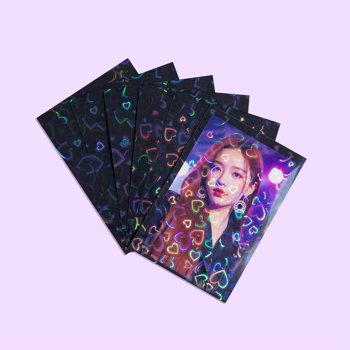 Heart Holo PC Sleeves