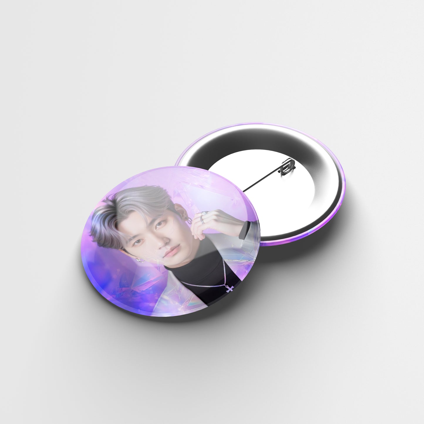 Sparkling Round Badge
