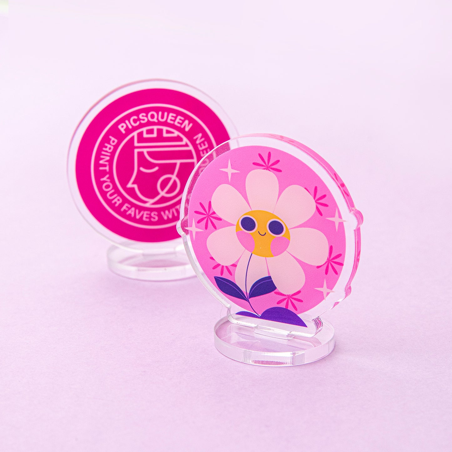 Custom-Shaped Acrylic Stand