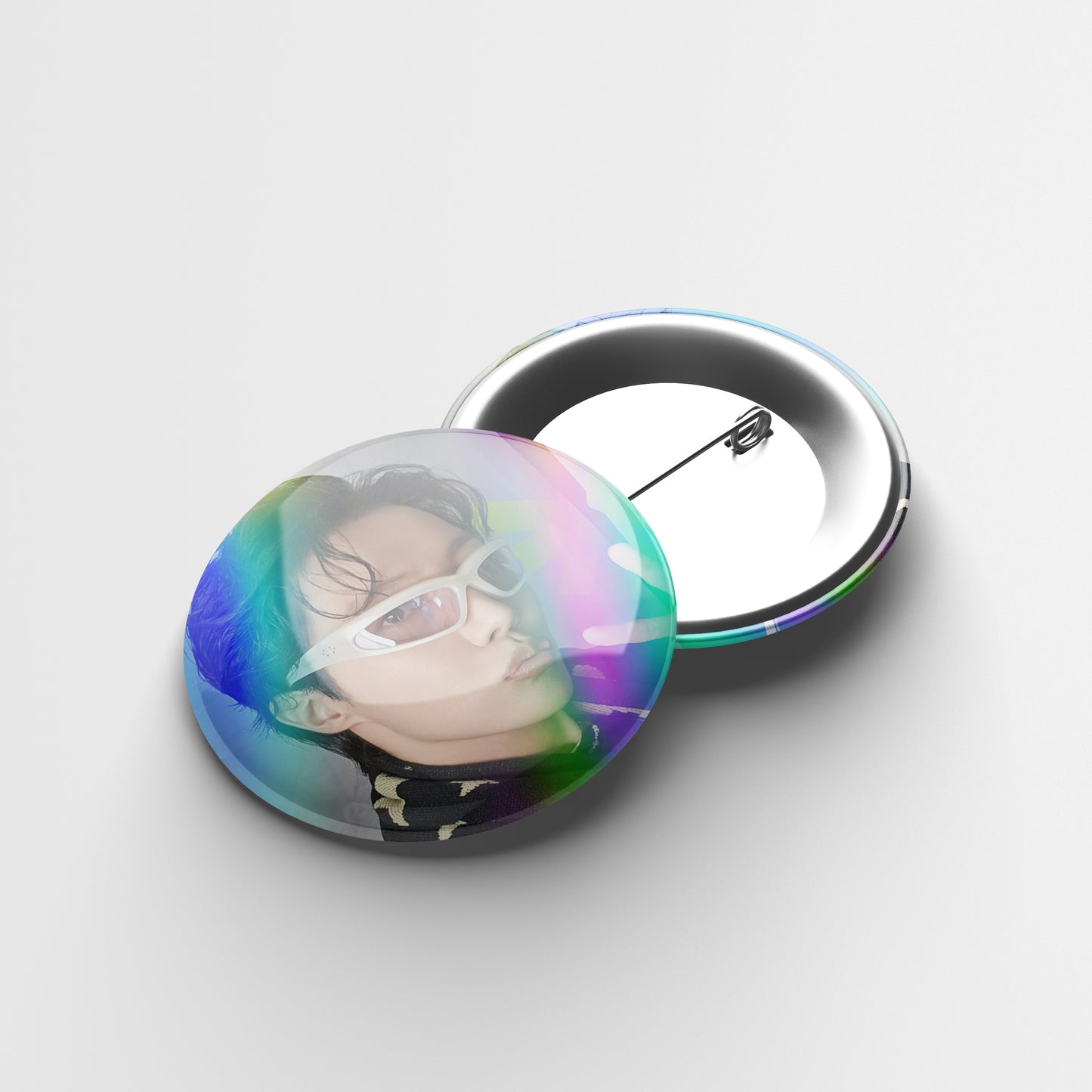 Sparkling Round KPOP Badge