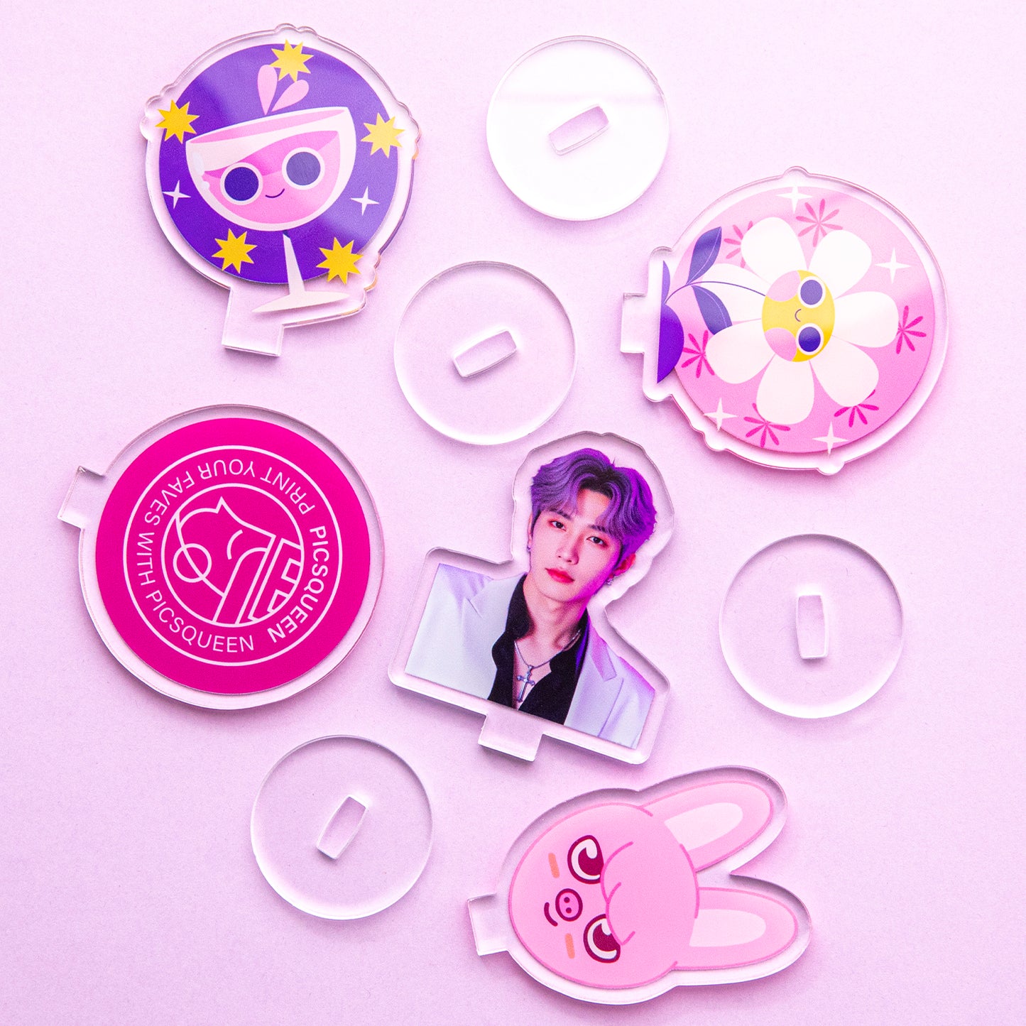 Custom-Shaped Acrylic Stand