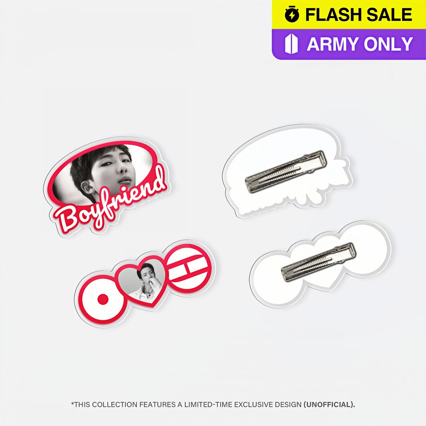 BTS-Acrylic Hairpin