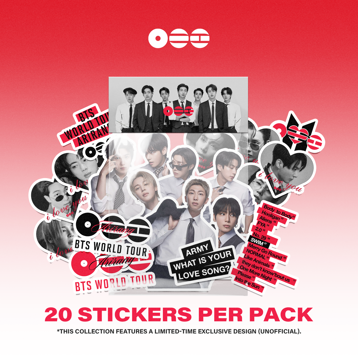 Arirang Love Sticker Mix