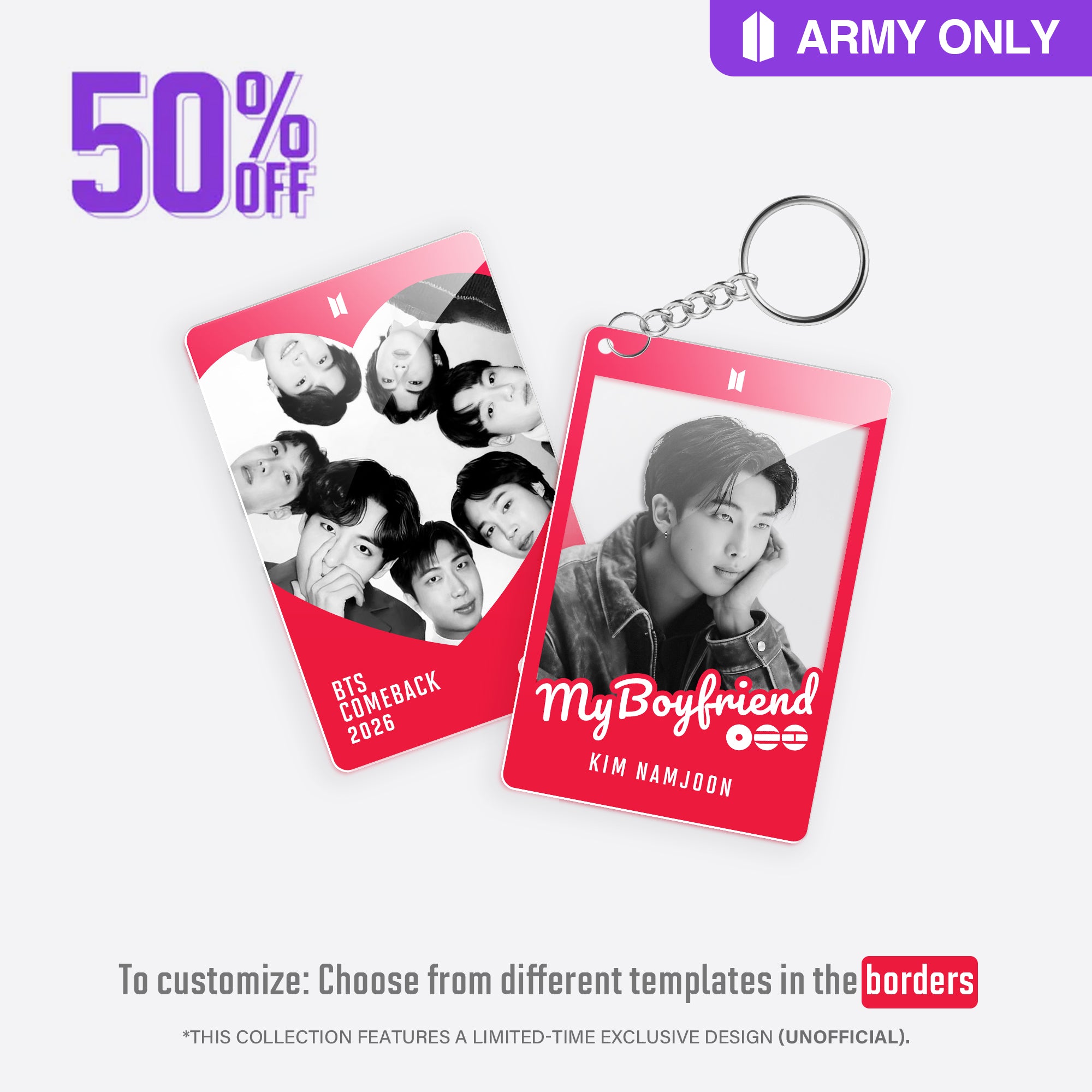 BTS-Acrylic Card – PICSQUEEN