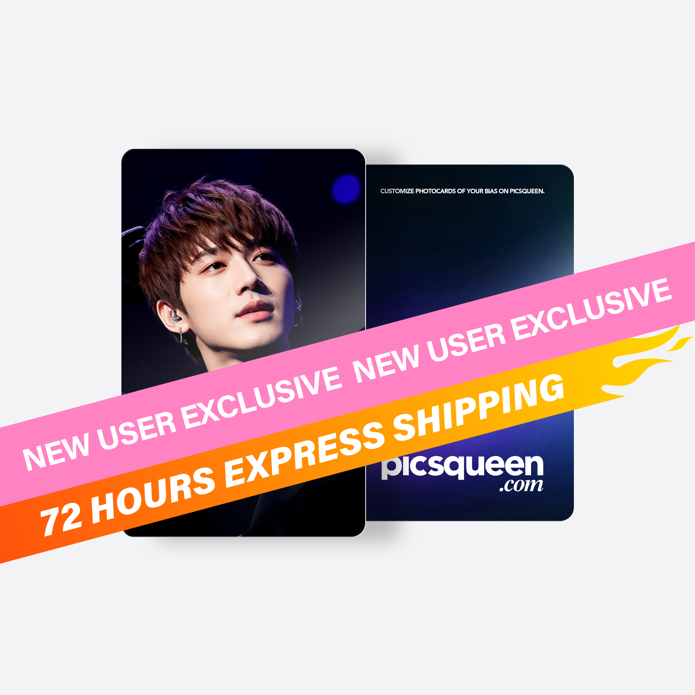 Glossy Photocard（New User） – PICSQUEEN