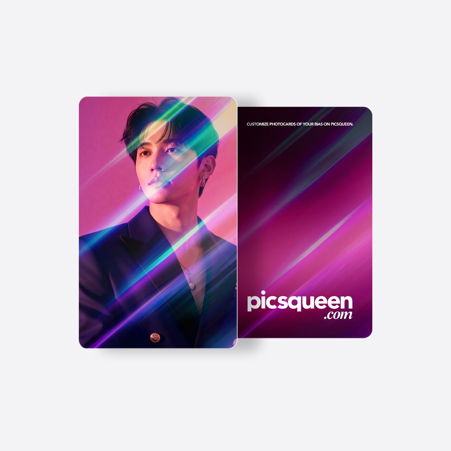 Laser Stripe Photocard