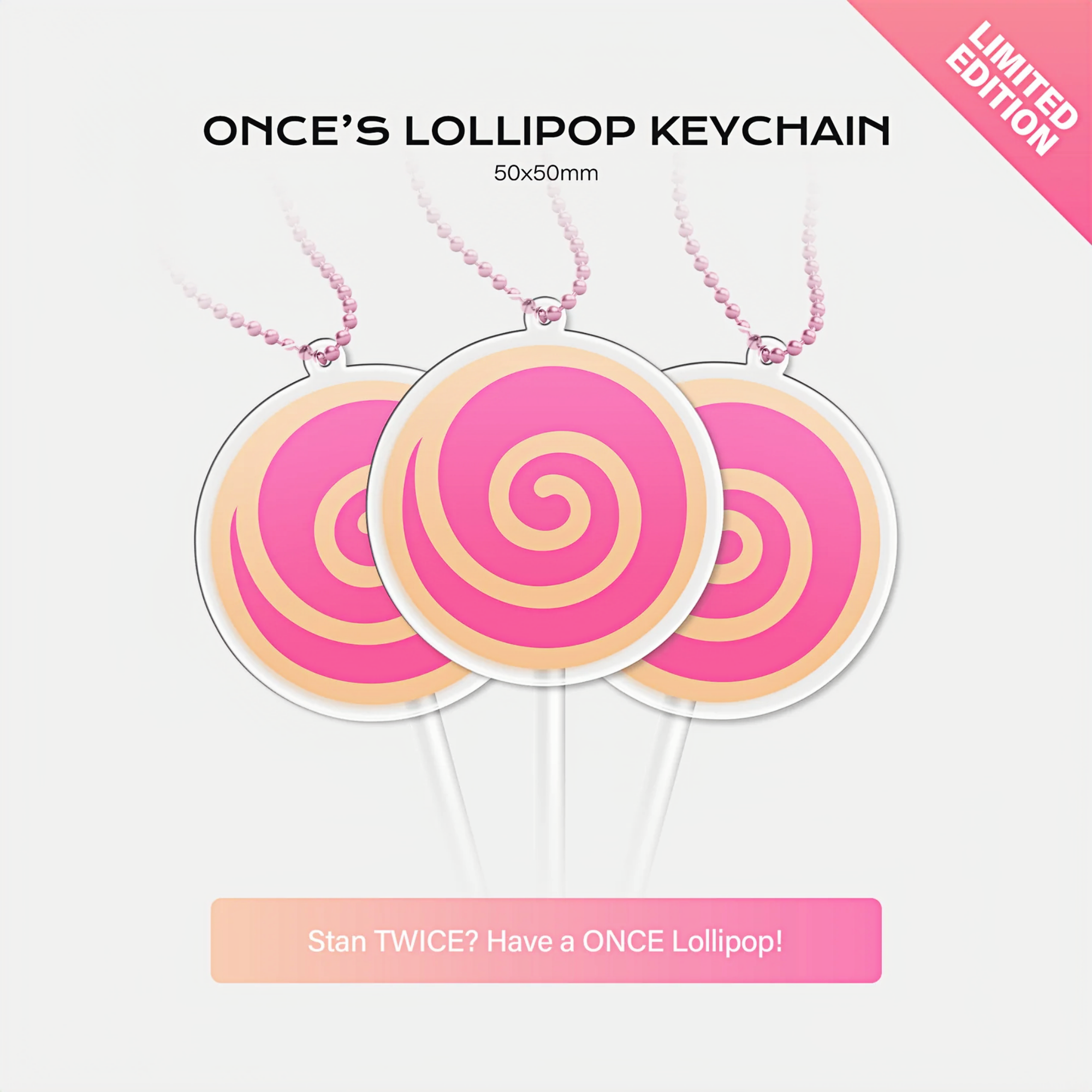 ONCE's Lollipop Keychain – PICSQUEEN