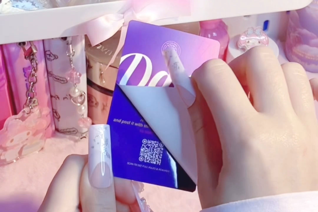 Picsqueen Mystery Photocard peel layer reveal K-Pop photocard