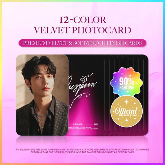 12-Color Velvet Photocard