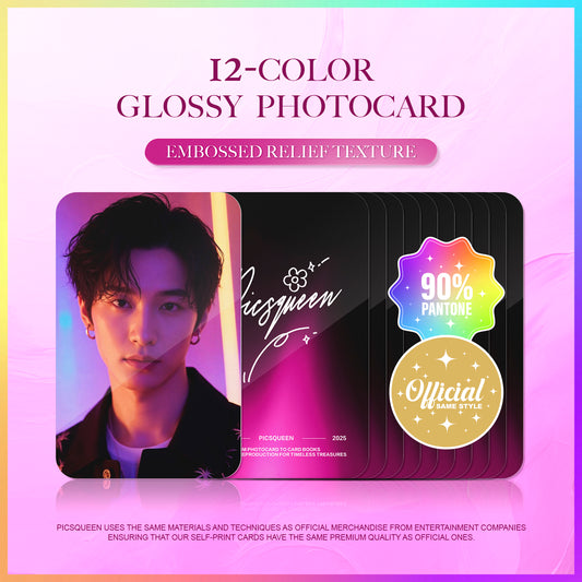 12-Color Glossy Photocard