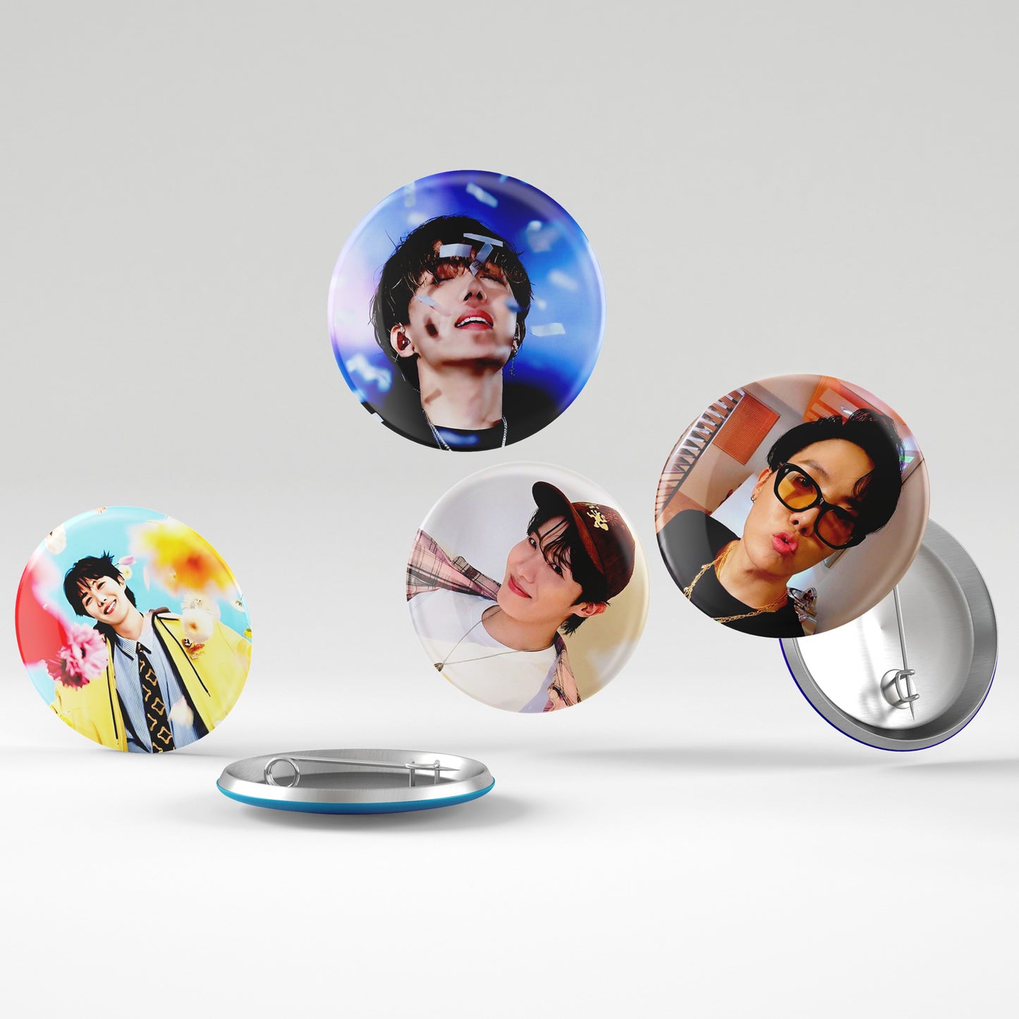 Sparkling Round KPOP Badge