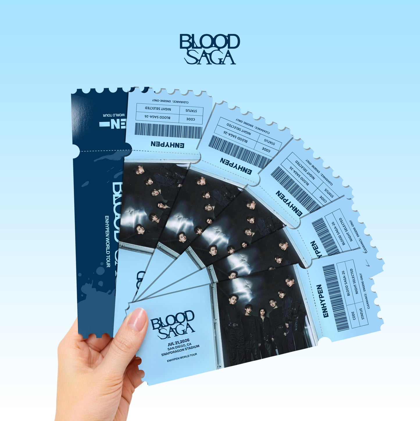 Blood Saga City Ticket Stubs