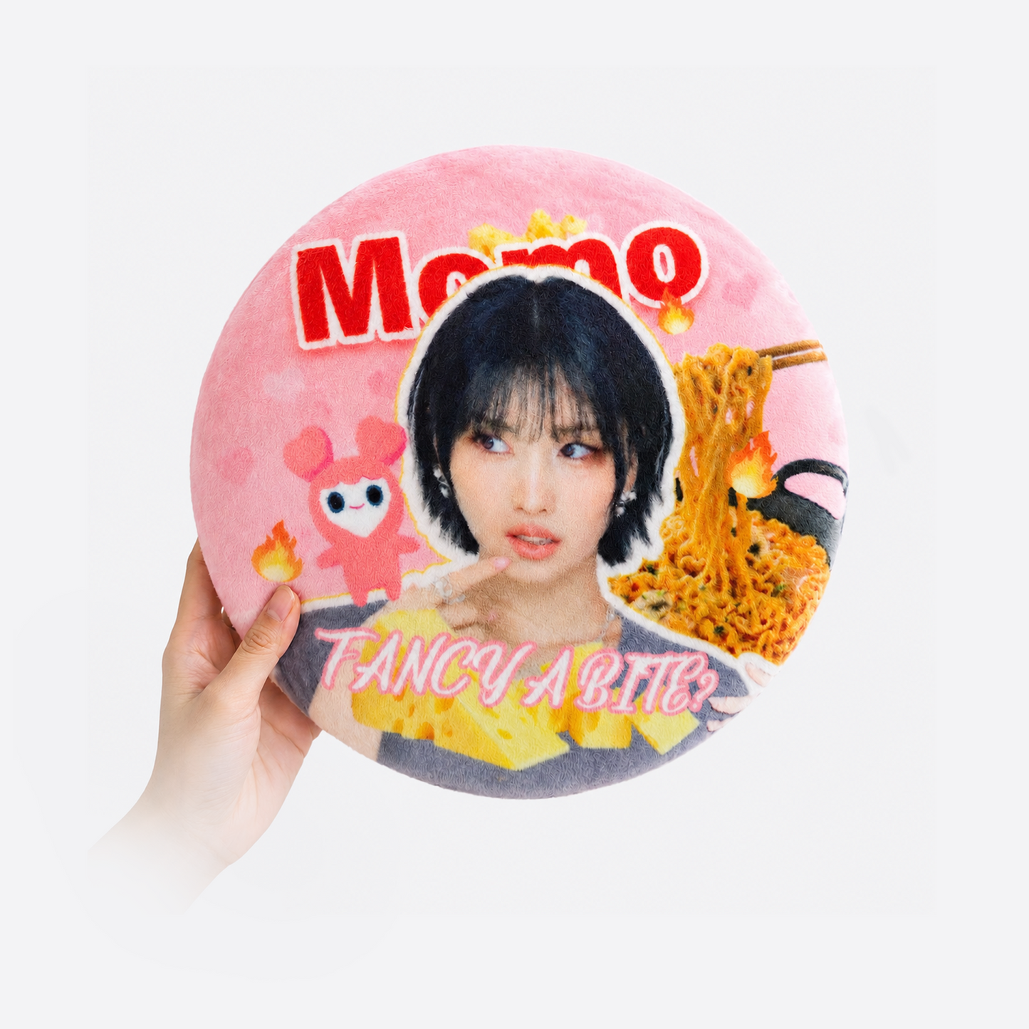 Ramen Lid Plush Badge