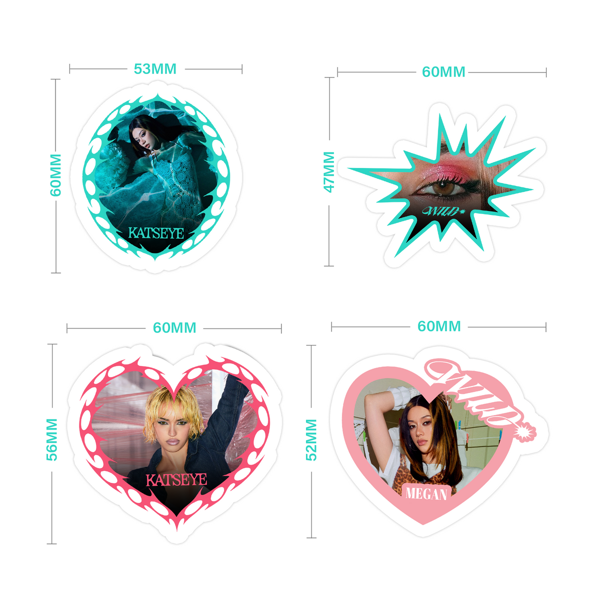 WILD Custom Stickers