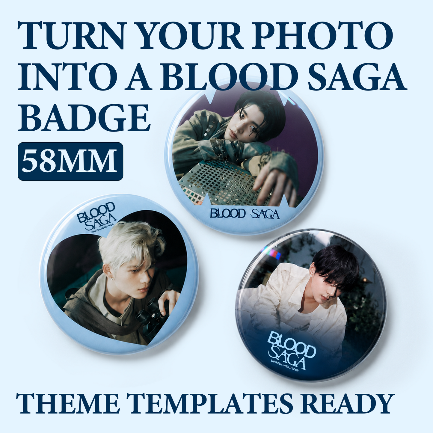 Blood Saga Custom Badge