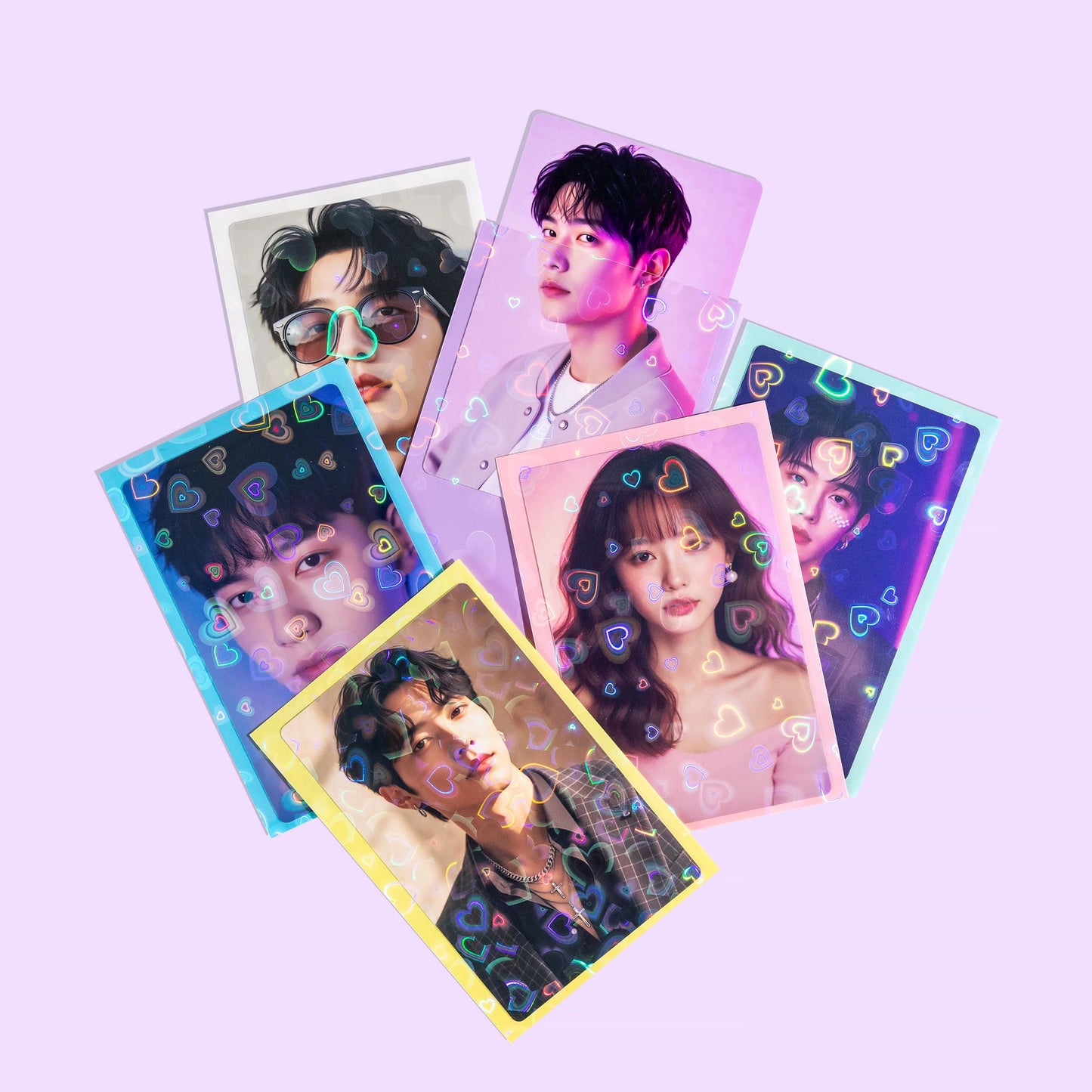 Heart Holo PC Sleeves