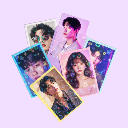 Heart Holo PC Sleeves