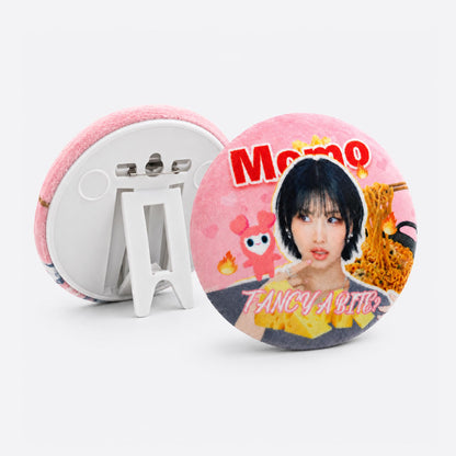 Ramen Lid Plush Badge