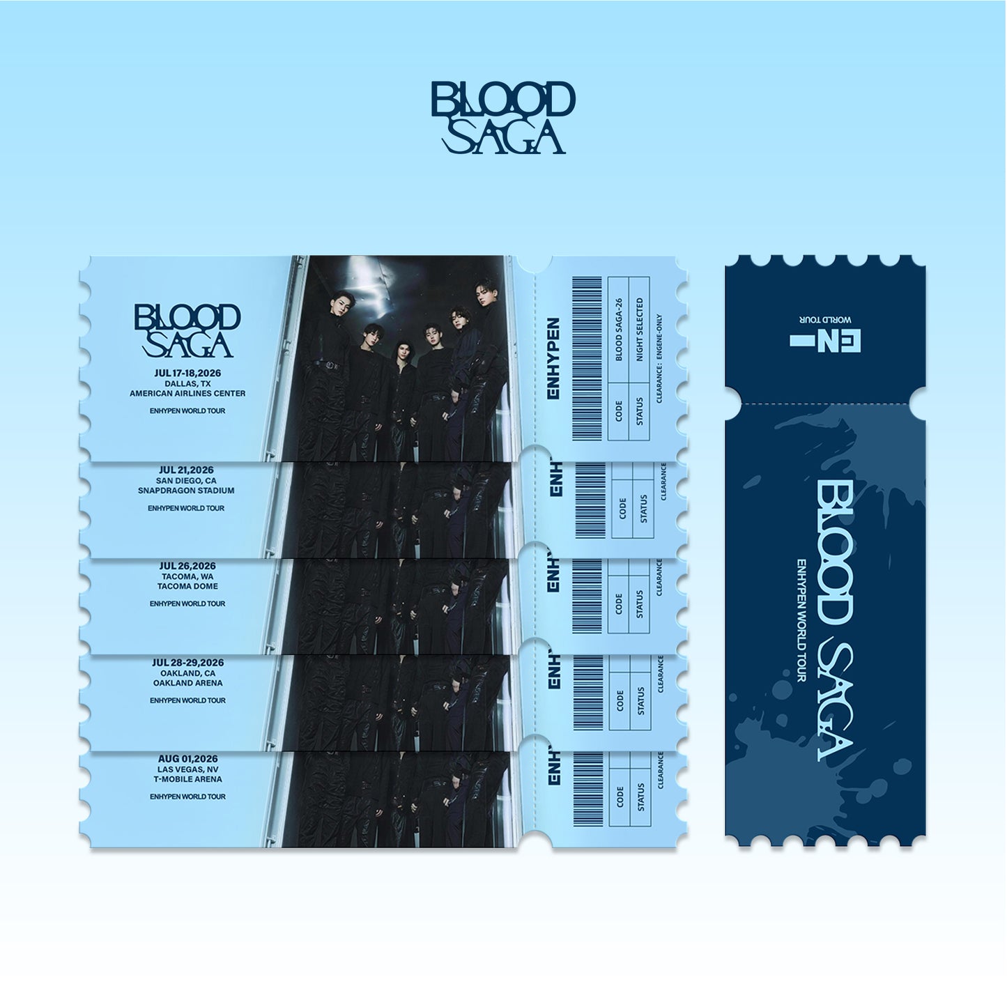 Blood Saga City Ticket Stubs