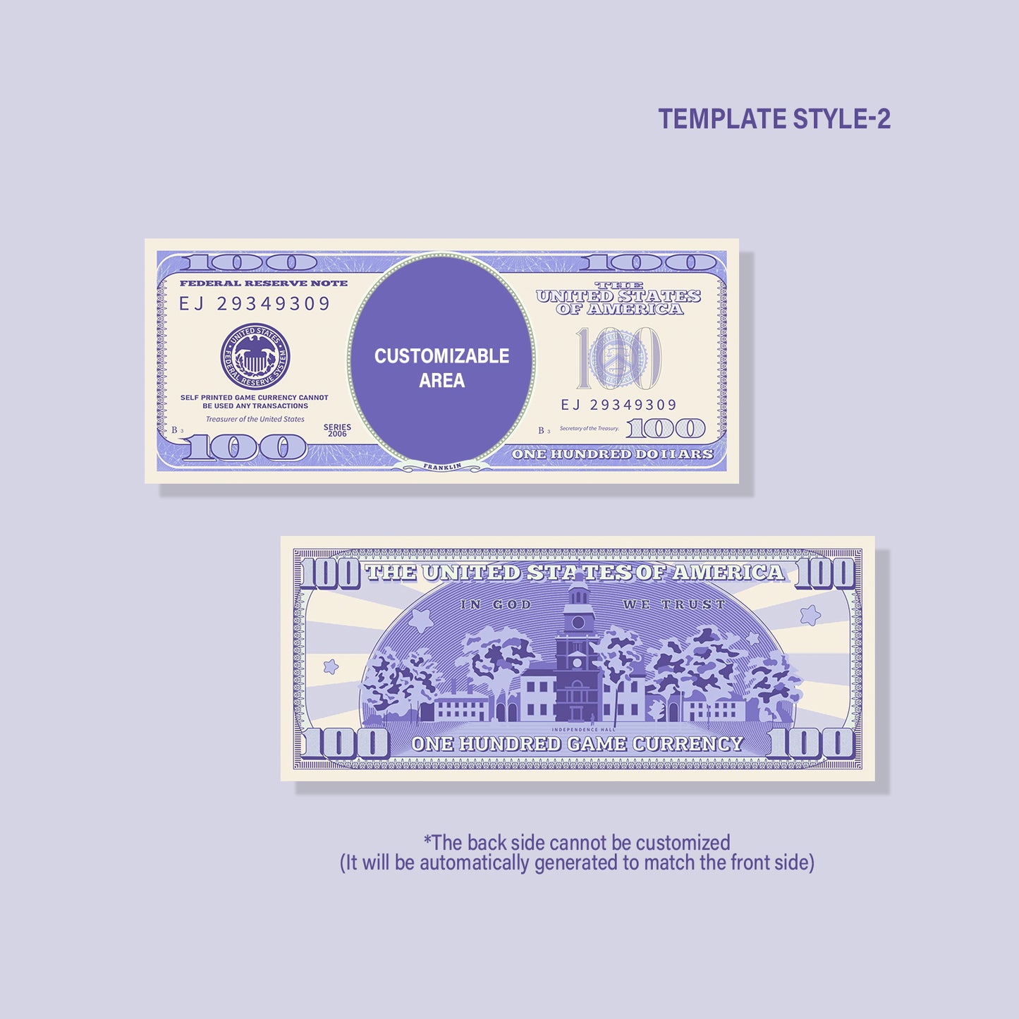 Novelty Bills (For Entertainment Only)