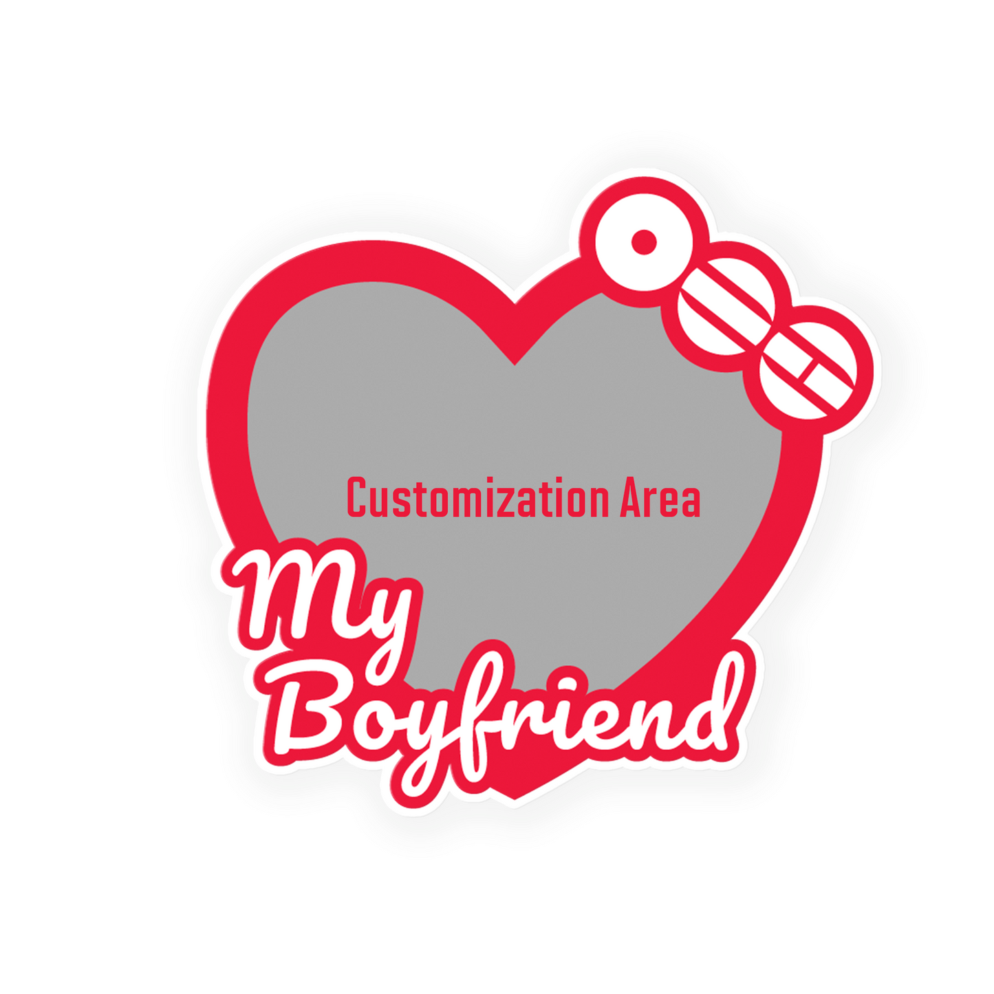 BTS-Custom Heart Stickers - PICSQUEEN