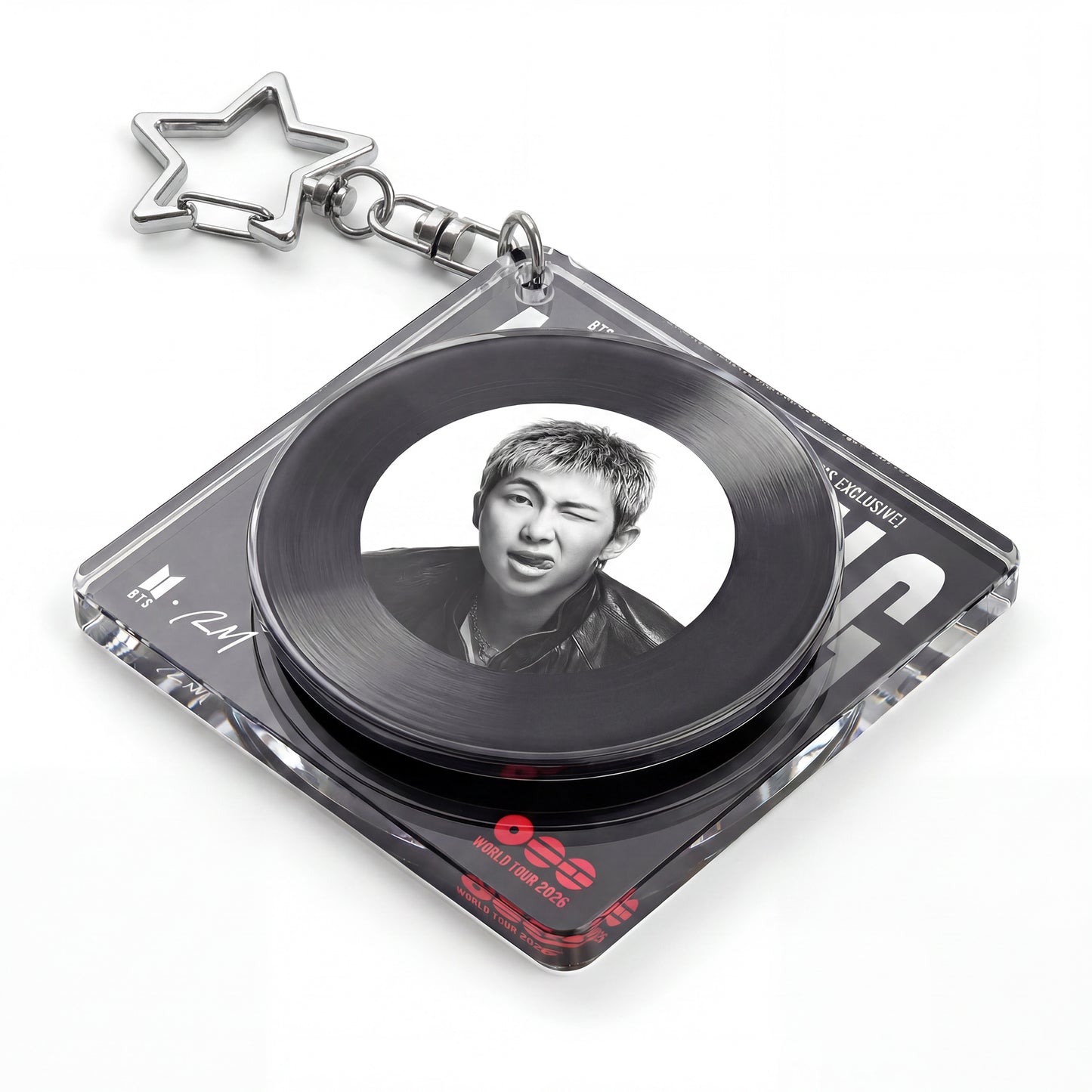 BTS-Rotating Record Keychain(US Exclusive)