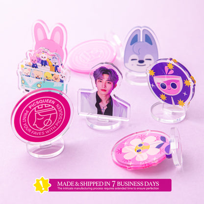 Custom-Shaped Acrylic Stand