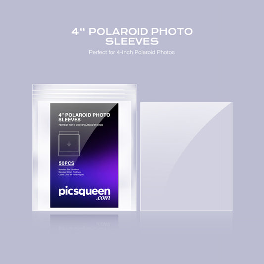 4” Instant Photo Sleeves