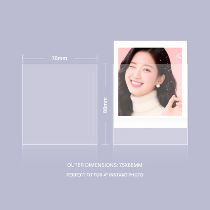 4” Instant Photo Sleeves