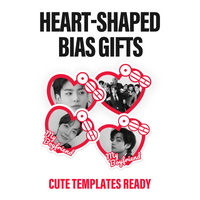 BTS-Custom Heart Stickers