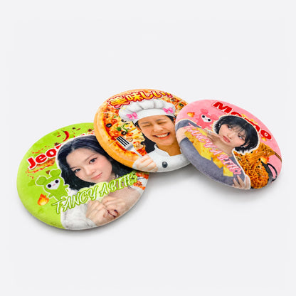 Ramen Lid Plush Badge