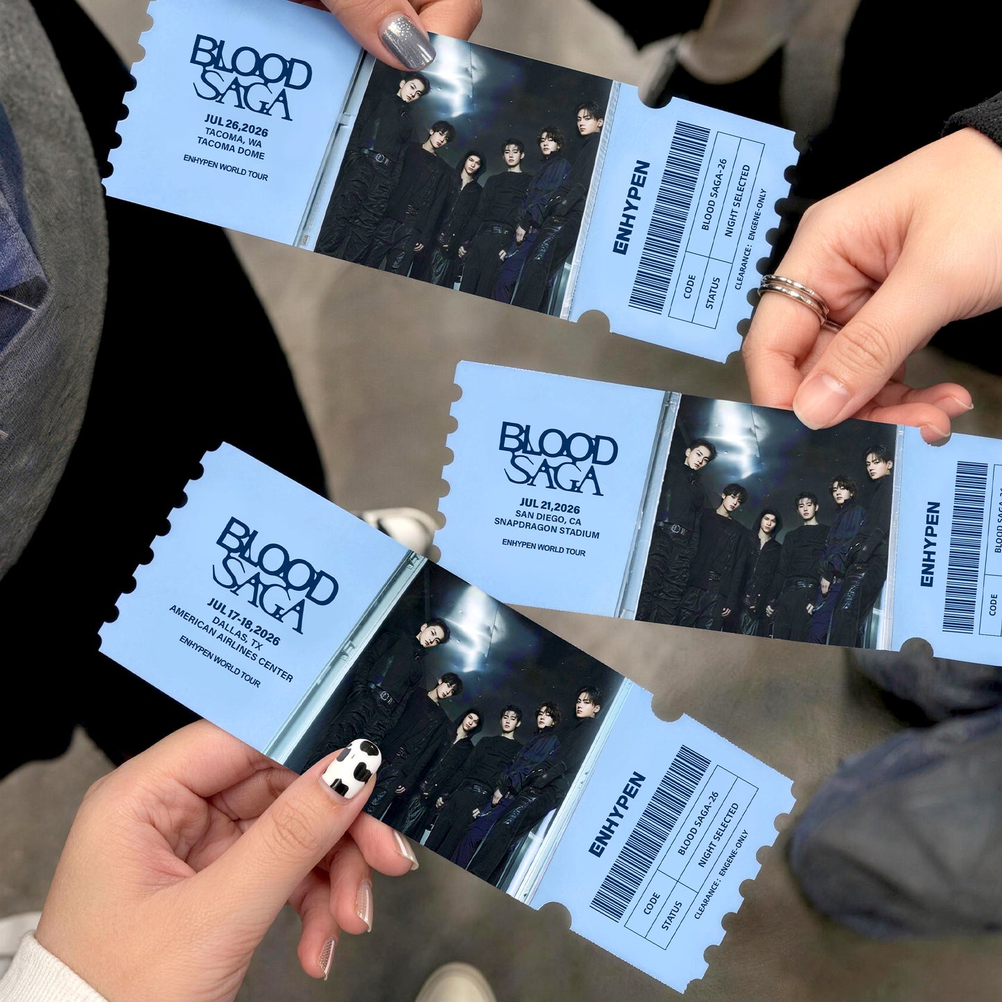 Blood Saga City Ticket Stubs