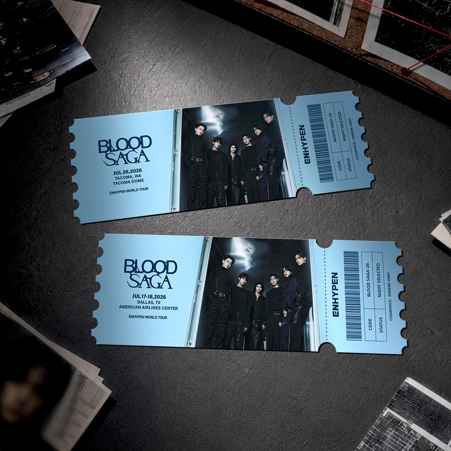 Blood Saga City Ticket Stubs