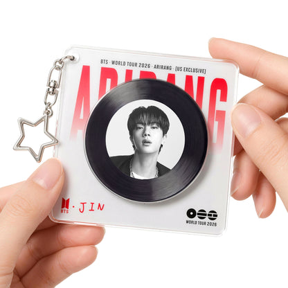 BTS-Rotating Record Keychain(US Exclusive)