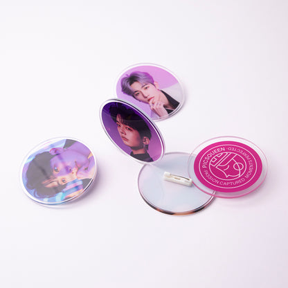 Round Acrylic Badge