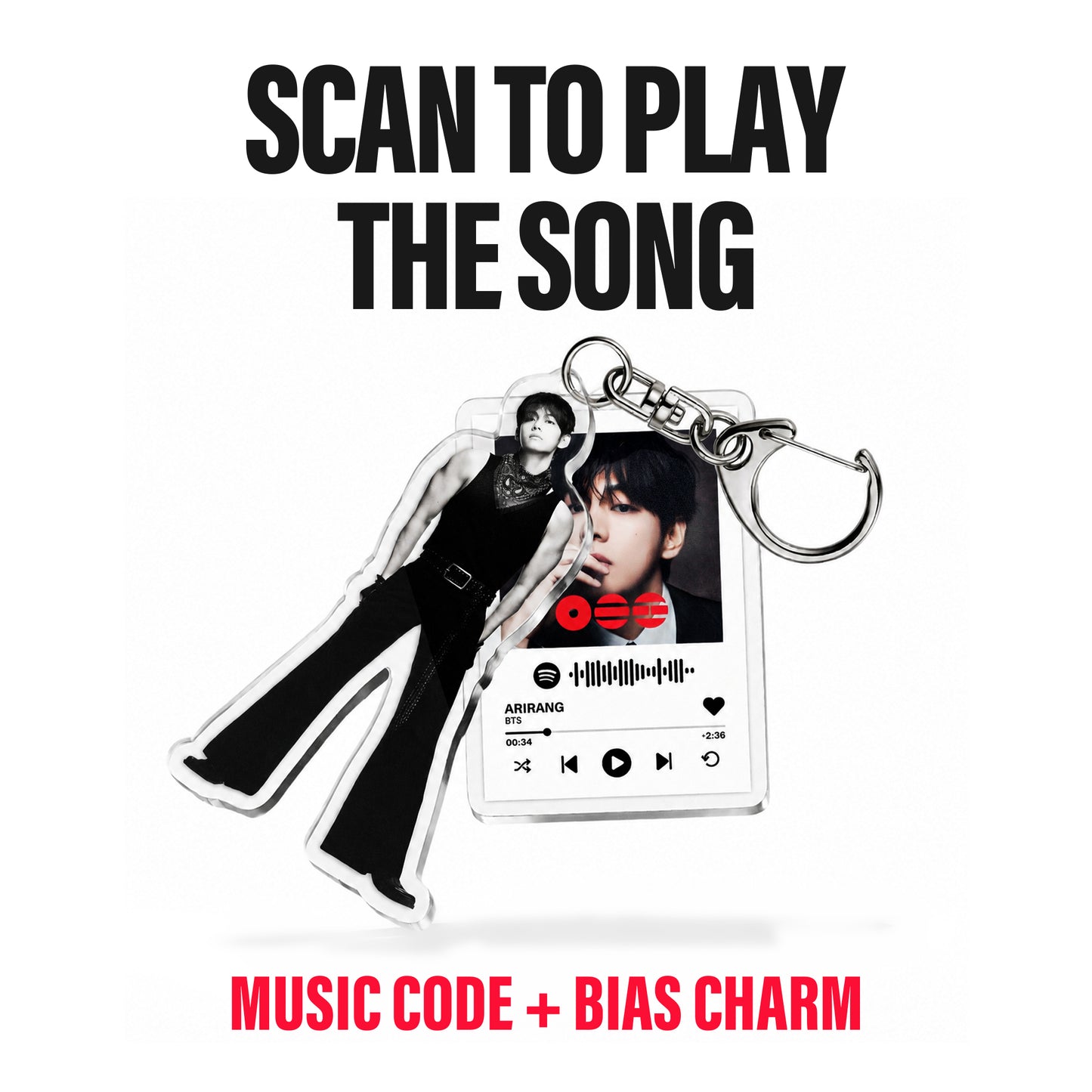 Arirang Bias Music Code Keychain