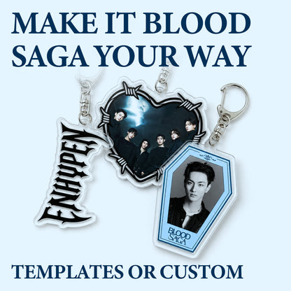 Blood Saga Custom Keychain