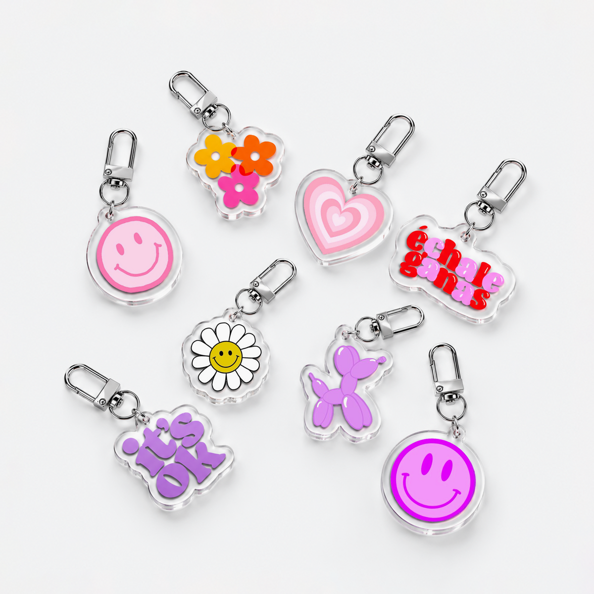 30mm Acrylic Keychain