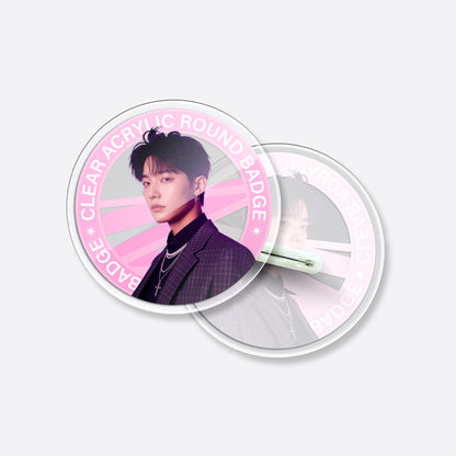 Round Acrylic Badge