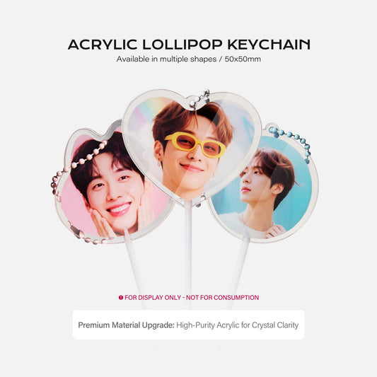 Acrylic Lollipop Keychain