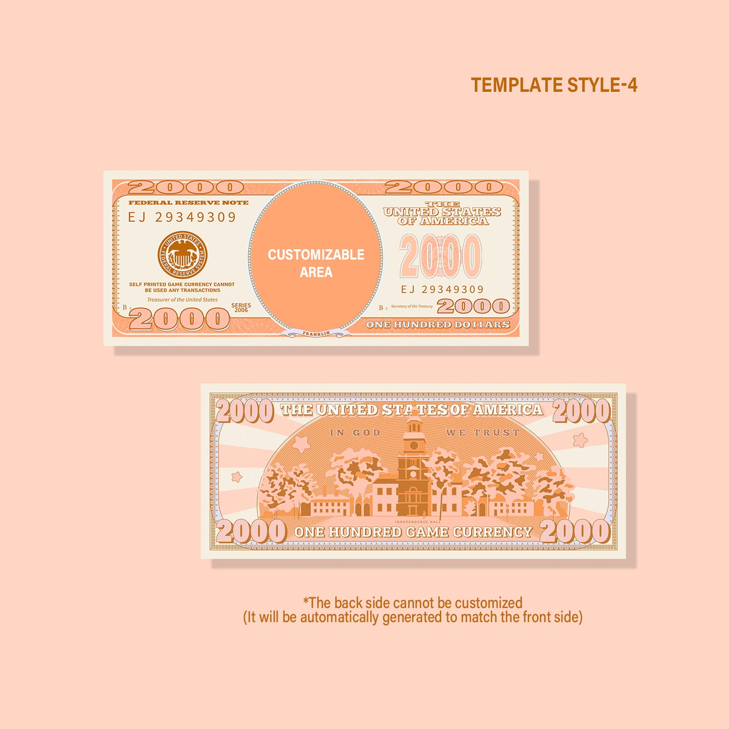 Novelty Bills (For Entertainment Only)