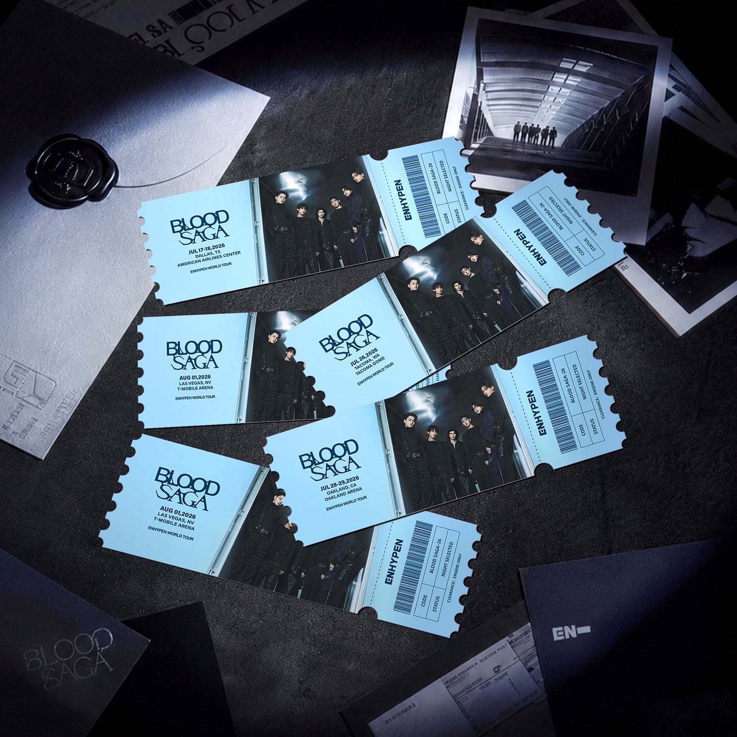Blood Saga City Ticket Stubs