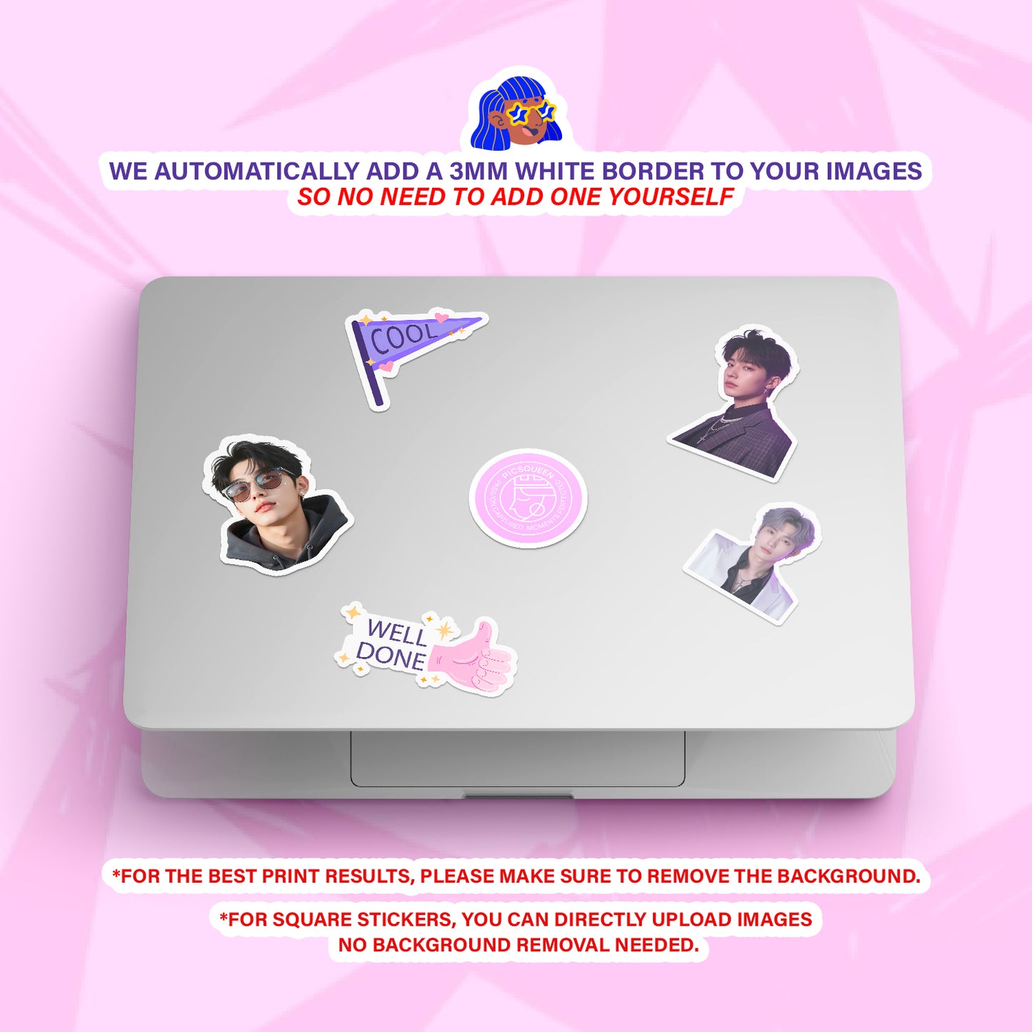 Shaped Stickers