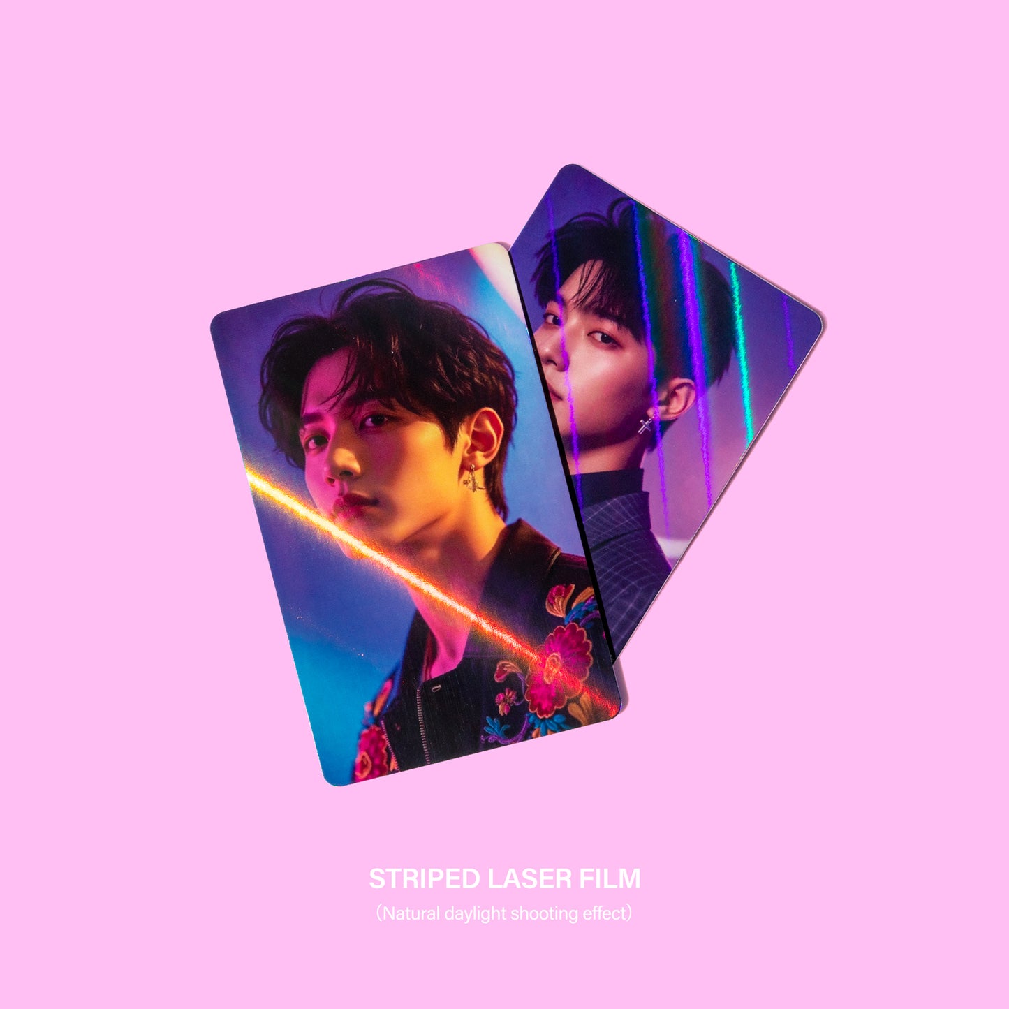 Laser Stripe Photocard