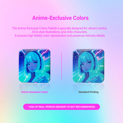 Square Clear Badge