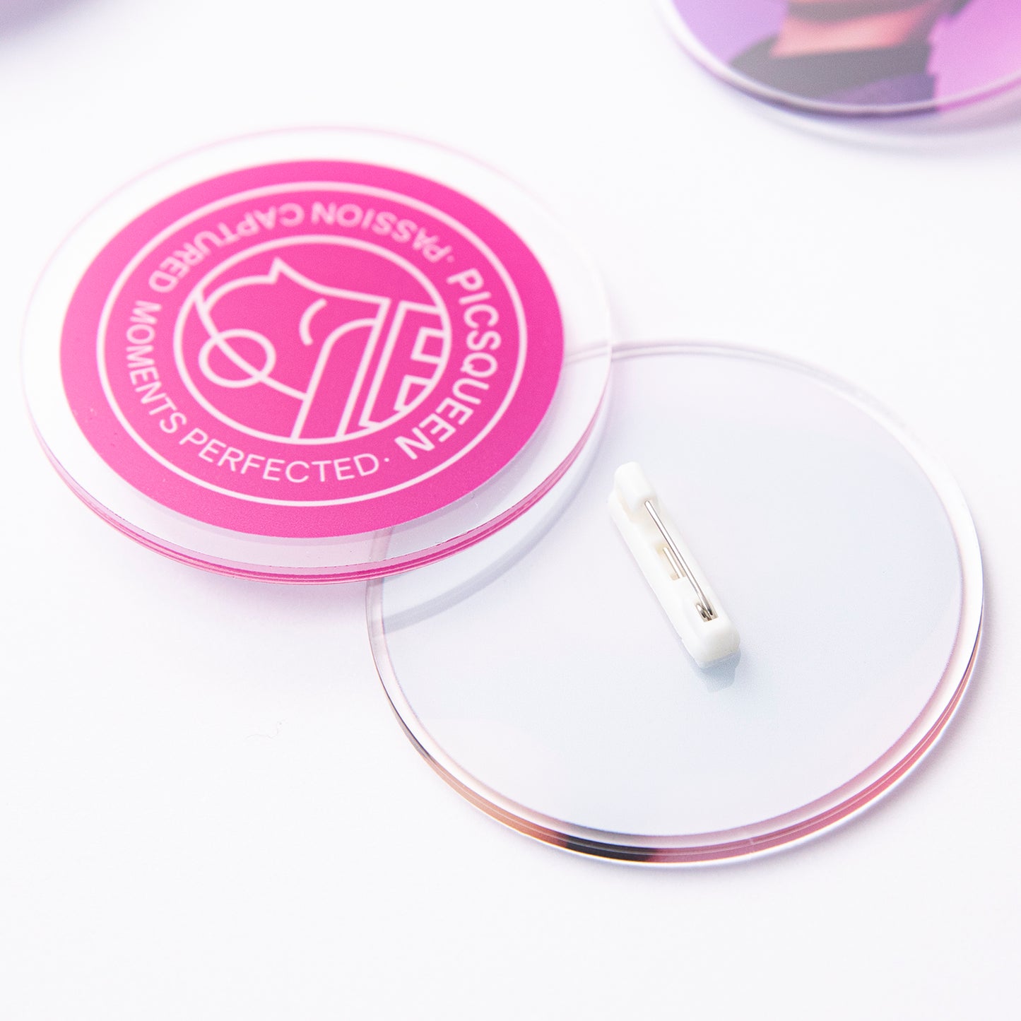Round Acrylic Badge