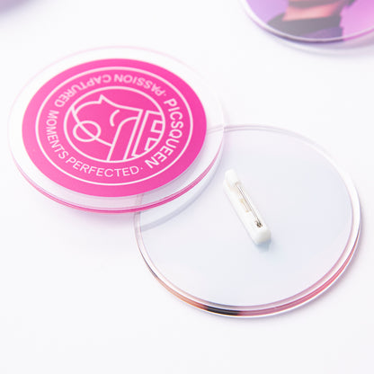 Round Acrylic Badge