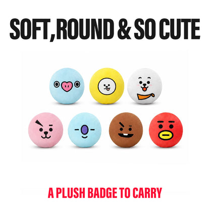 BT21 Plush Badge