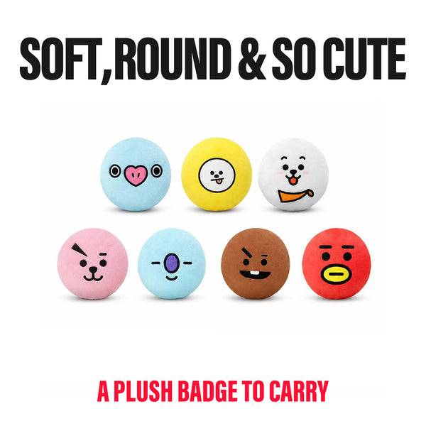 BT21 Plush Badge