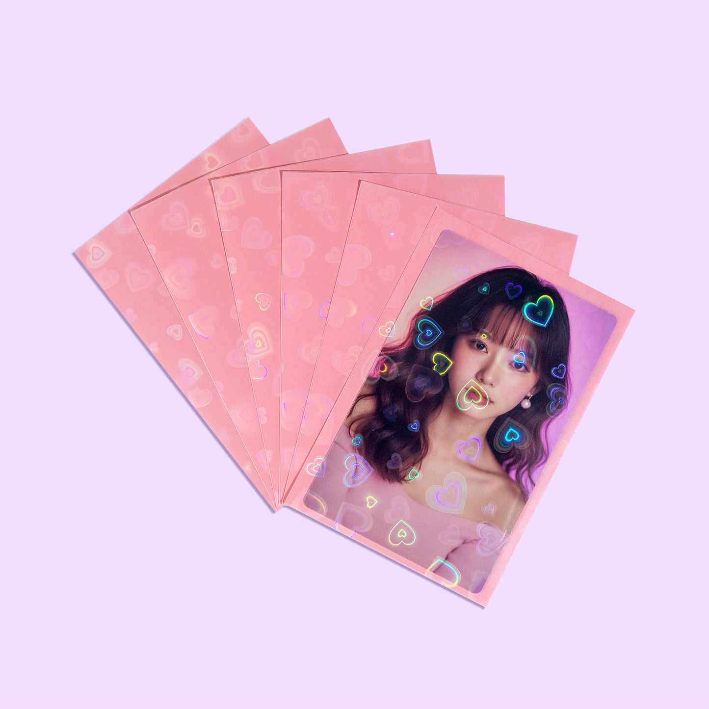 Heart Holo PC Sleeves